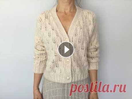 Два новых кардигана. Экспресс- МК по вязанию ажурной кофточки. Pointelle cardigan. Мой Инстаграм alya.modnoevyazanie Подборка коротких кардиганов( для вдохновения)...