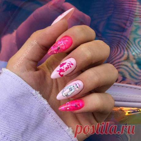 Аниме-маникюр: оригинальные идеи дизайна для поклонников японской мультипликации