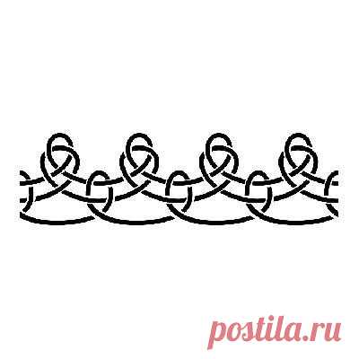 Браслет Кельтский зигзаг + рисунки узоров, орнаменты кельтских племён