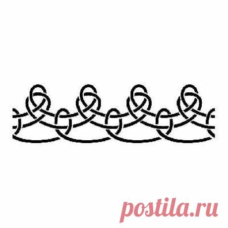 Браслет Кельтский зигзаг + рисунки узоров, орнаменты кельтских племён