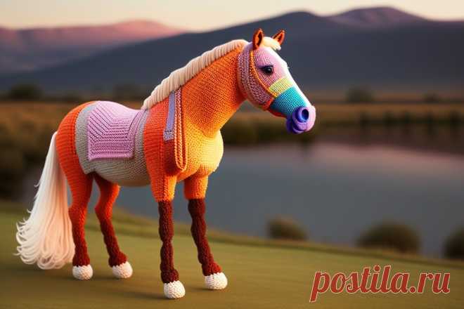 ЛОШАДИ КРЮЧКОМ🐎 ТОП-25 Красота и грация, которые захватывают дух! | Oksana HandMade | Дзен