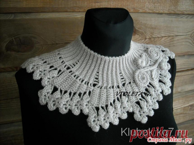 Тёплые и красивые манишки от литовского мастера Violeta Palazijaite-Gaveniene. | Клубок