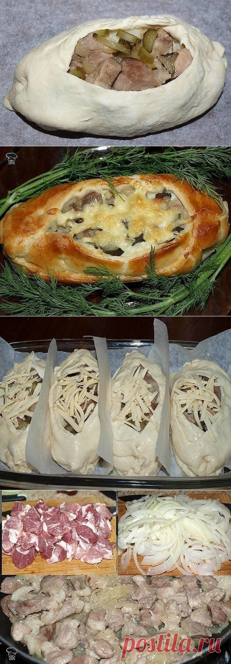 ЛОДОЧКИ ИЗ СЛОЕНОГО ТЕСТА 🍴
