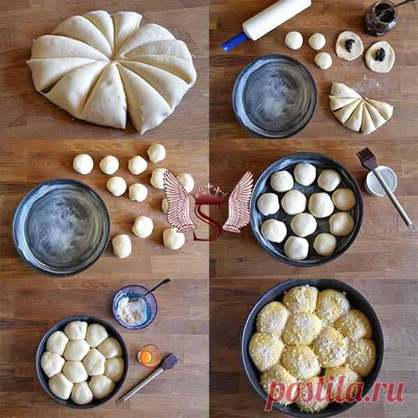 Булочки с вареньем и посыпкой | Sugar & Breads in Russia