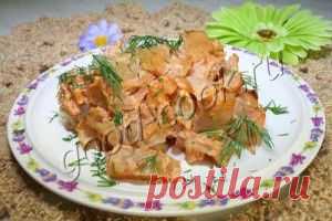 Капуста, запеченная под сметаной