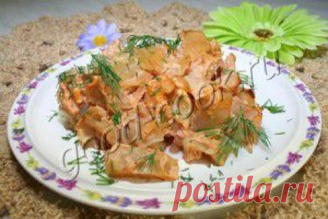 Капуста, запеченная под сметаной