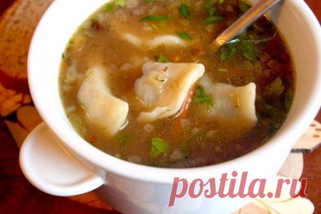 Суп с грибными ушками — MOJAKUHNJA.ru