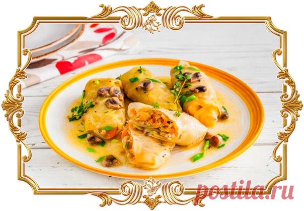 Постные голубцы с грибами и перловкой (рецепт для пароварки, и вегетарианский, и постный)

Постные голубцы с грибами и перловкой нравятся не только тем, кто строго соблюдает православные традиции, или вегетарианцам, но и даже самым убежденным мясоедам. Поэтому, если соберетесь готовить это блюдо, имейте в виду, что количество едоков может неожиданно увеличиться.
Показать полностью…