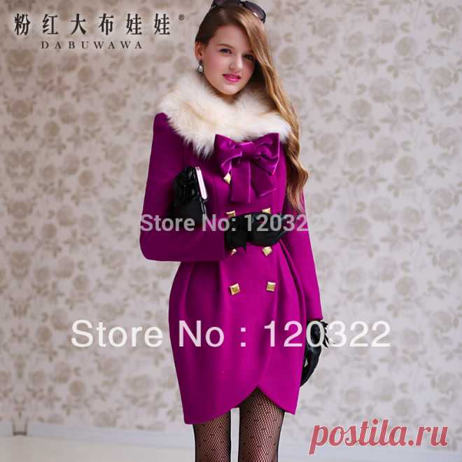 skirt size Picture - More Detailed Picture about DABUWAWA Original New 2014 Brand Winter Thick Purple Wool Fur Collar Formal Casual Skirt Slim Coat outerwear Women Picture in Wool & Blends from PINK DOLL Trade Co.,Ltd | Aliexpress.com | Alibaba Group