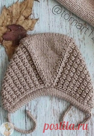 ​Вяжем милую шапочку
