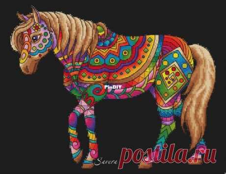 Savera - Rainbow Horse by Victoria Kuznetsova  Edited by anniekins at 2023-5-25 11:53