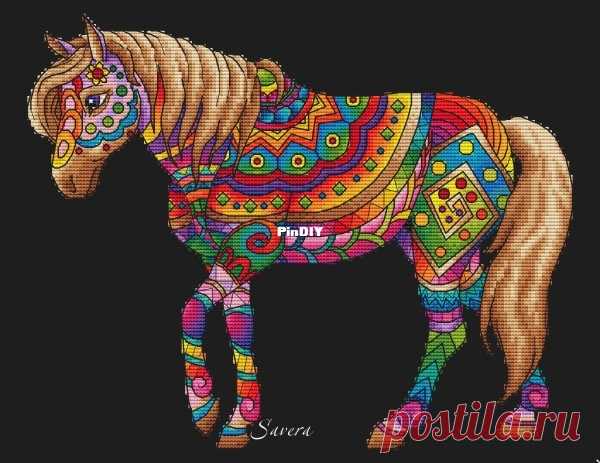 Savera - Rainbow Horse by Victoria Kuznetsova  Edited by anniekins at 2023-5-25 11:53