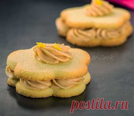 Печенье с солёной карамелью