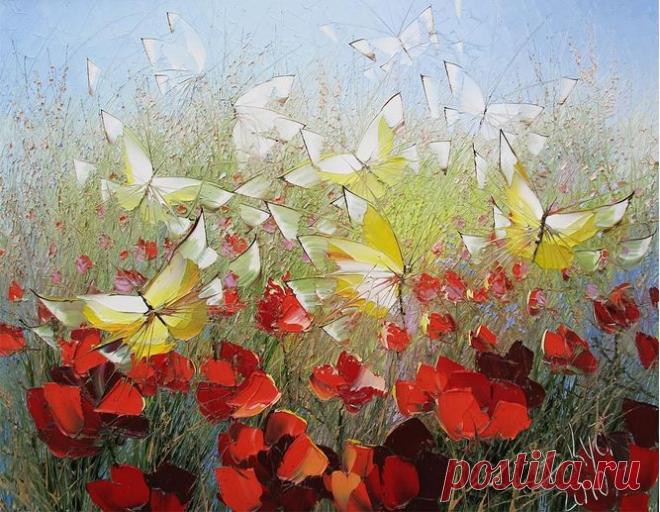 Дмитрий Кустанович. Картины мастихином | Usenkomaxim.ru