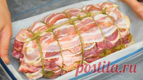 Свинина "Смак" 🎄 Вкусное слоеное мясо на праздничный стол С наступающим новым годом, дорогие читатели! Делюсь с вами замечательным рецептом. Готовлю вот такое вкусное мясо на Новый год. Из-за своей слоёной основы - получается очень сочным и нежным.