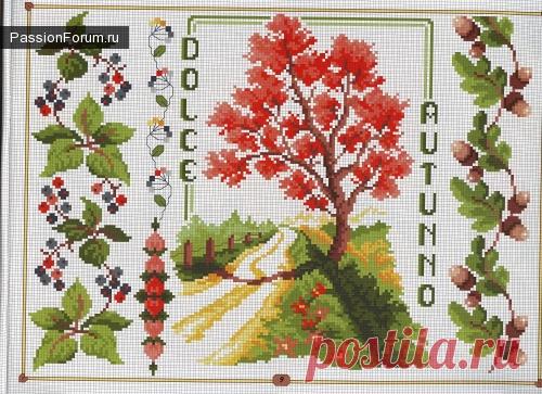 УЗОРЫ ДЛЯ СКАТЕРТЕЙ И САЛФЕТОК. ЧАСТЬ 4 - запись пользователя alla_sergej (Allusik) в сообществе Вышивка в категории Схемы вышивки крестом, вышивка крестиком