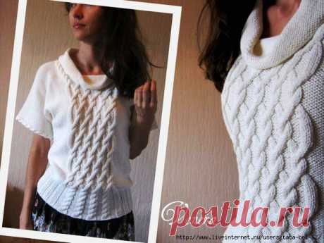 Кофта с воротником &quot;хомут&quot;