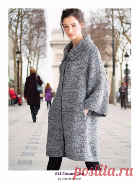 Пальто Early Fall (Ранняя осень). Из журнала Vogue knitting 2015
#кардиганы_спицами #пальто_спицами