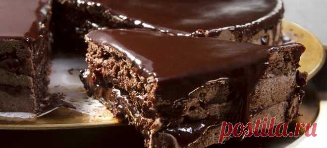 Шоколадная глазурь для торта из шоколада - рецепты с маслом, молоком, сливками и сгущенкой