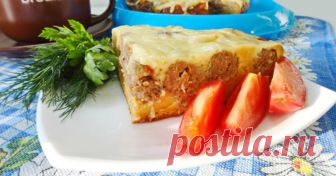 Пирог с фаршем в мультиварке Сытный, ароматный пирог, отличный вариант для перекуса или чаепития.