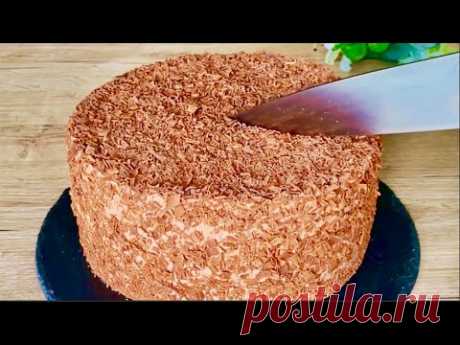 Почувствуйте удовольствие от вкуса! Нежный шоколадный торт, который тает во рту!