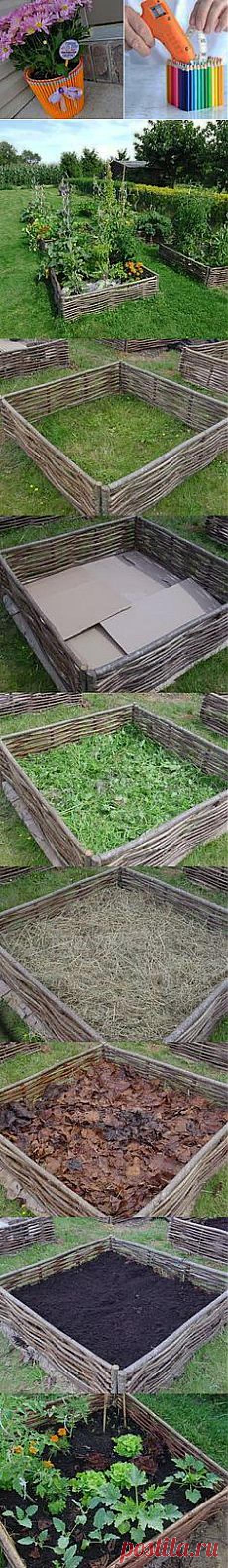 building lasagna raised bed garden | how to make II.