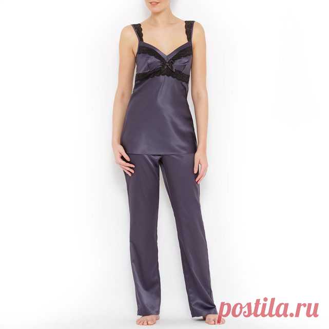 Пижама атласная из 3 предметов Odaia за 1609 рублей