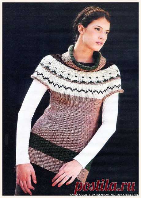 Вязание: орхидея