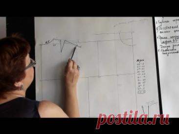 Крой по системе 10 мерок. 04 Расчеты по полочке