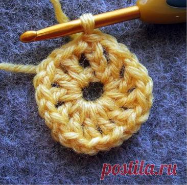 Crochet Motif Heart Free Pattern
