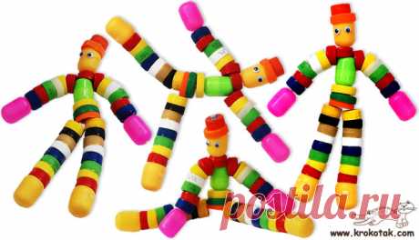 Plastic Bottle Cap DOLL | krokotak
