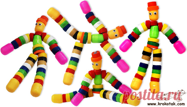 Plastic Bottle Cap DOLL | krokotak