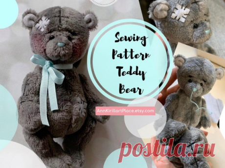 Teddy Bear Sewing Tutorial 15 cm Plush Teddy Toy PDF Sewing | Etsy Teddy Bear Sewing Tutorial, 15 cm, Plush Teddy Toy PDF Sewing Pattern Instant Download Teddy Love Christmas Handmade Gift Digital by Yulia K K  Pattern is for 15 cm (5.9 inch) Teddy Bear by master Yulia K.  Pattern is made in PDF format: 11 pages, 52 photos + sewing pattern A4 size. Languages: