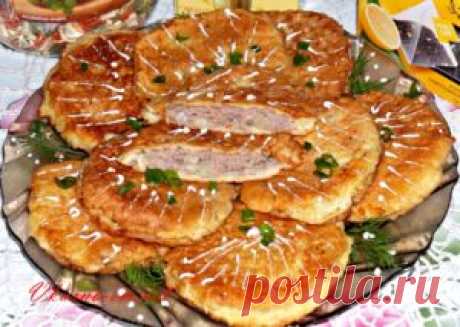 Рецепт отбивных из фарша в вафлях