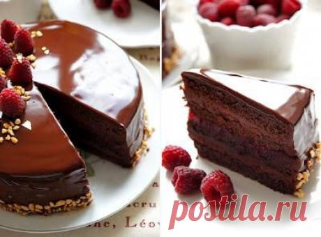 Торт &quot;Малиновый трюфель&quot; - Paperblog