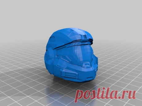 Halo Helmet V1 by Jace1969 An old file from my Pepakura making days that I discovered in Pepakura Designer you can export to .OBJ and in "Windows 10 3DBuilder or 123Design" export to .STL. Unfortunately I don't have the skills yet to improve further on the model, but maybe someone out there would like to tidy it up. Please upload it back as a remix if you do take the time to clean it up.
Please note this was originally uploaded to the net as a free down load. So I cant tak...