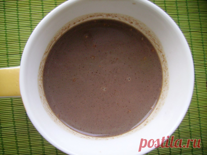 Вкусный завтрак для детей: какао с геркулесом