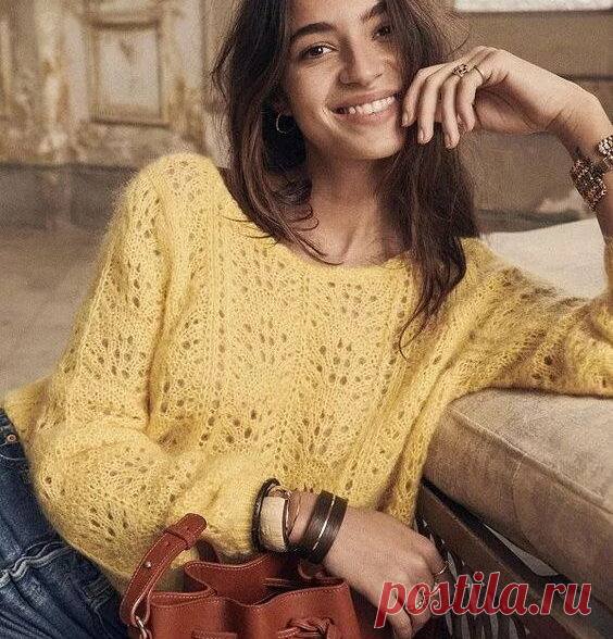 АКТУАЛЬНО, МОДНО, КРАСИВО! Джемпер от дизайнеров Sezane