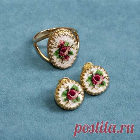 (13) Gallery.ru / Foto #16 - Mis joyas con microbordado Petit Point - pinchuk-art