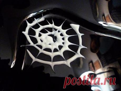 Украшения из майонеза и кетчупа!