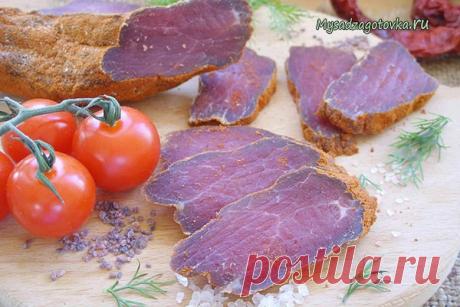 Вяленая говядина в домашних условиях. Простой рецепт — Сад Заготовка