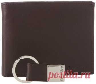 Calvin Klein Men's Leather Bookfold, Brown, One Size at Amazon Men’s Clothing store: Wallets