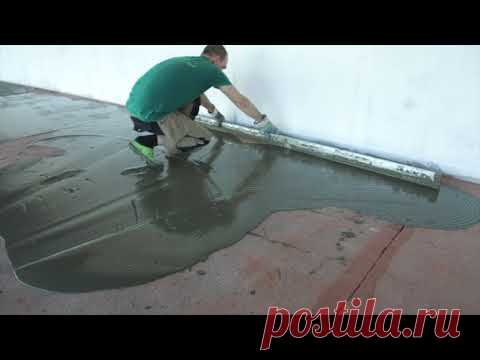 Выравнивание полов плиточным клеем. Все секреты