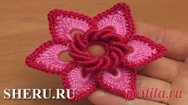 Цветы для ирландского кружева. Видео 19