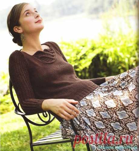 Lacy Waves Top by Norah Gaughan - Lace Style.(Модель от Norah Gaughan-кружевной стиль)