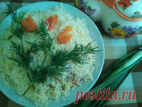 Салат из отварной рыбы (минтай) – мой кулинарный шедевр - Кулинарный блог