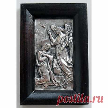 6.5 Благовещение - Гальванопластика-иконы из меди и серебра