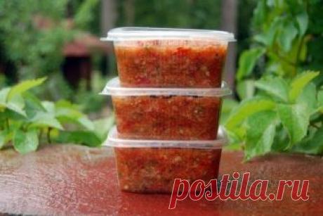 ОСТРЫЙ СОУС ГОТОВ К ЗАМОРОЗКЕ. Рецепт Татьяны Латышевой. | Про рецептики - лучшие кулинарные рецепты для Вас!