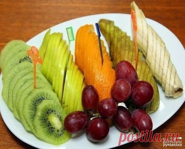 Красивое оформление фруктовой нарезки / X-Style