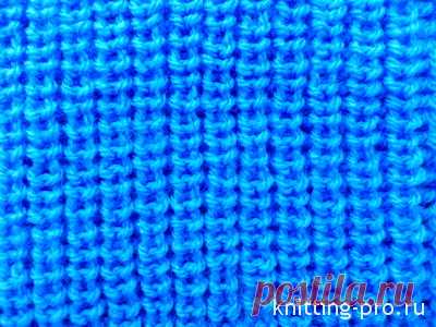 Полу-английская, или патентная, резинка - knitting-pro.ru - От азов к мастерству